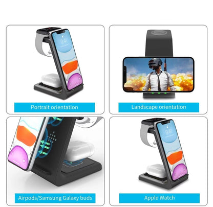 3 in 1 Wireless Charging Station