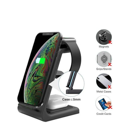 3 in 1 Wireless Charging Station
